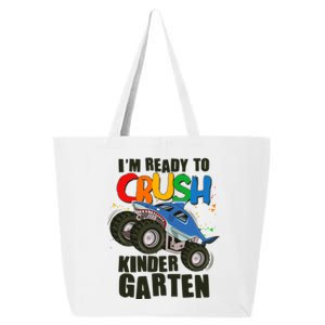 Funny I'm Ready To Crush Kindergarten Shark Monster Truck 25L Jumbo Tote