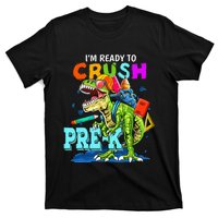 Funny I'm Ready To Crush Prek Dinosaur Back To School T-Shirt