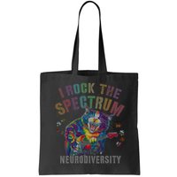 Funny I ROCK THE SPECTRUM Autism Awareness Dad Support Bag