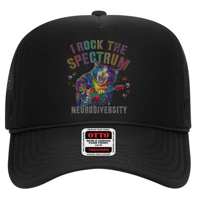 Funny I ROCK THE SPECTRUM Autism Awareness Dad Support Hat