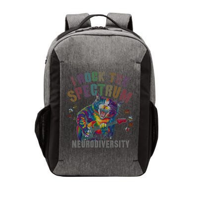 Funny I ROCK THE SPECTRUM Autism Awareness Dad Support Vector Backpack