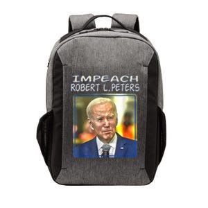 Funny Impeach Robert L Peters Anti Biden Political Trump Vector Backpack