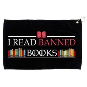 Funny I Read Banned Books Funny Gift National Librarian Week Great Gift Grommeted Golf Towel