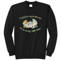 Frog I'd Rather Have Crumbs With Bums Sweatshirt