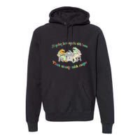 Frog I'd Rather Have Crumbs With Bums Premium Hoodie