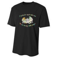 Frog I'd Rather Have Crumbs With Bums Performance Sprint T-Shirt