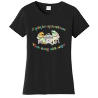 Frog I'd Rather Have Crumbs With Bums Women's T-Shirt