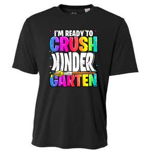 Funny I'm Ready To Crush Kindergarten Back To School Cooling Performance Crew T-Shirt