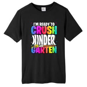 Funny I'm Ready To Crush Kindergarten Back To School Tall Fusion ChromaSoft Performance T-Shirt