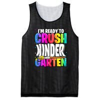 Funny I'm Ready To Crush Kindergarten Back To School Mesh Reversible Basketball Jersey Tank