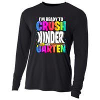 Funny I'm Ready To Crush Kindergarten Back To School Cooling Performance Long Sleeve Crew