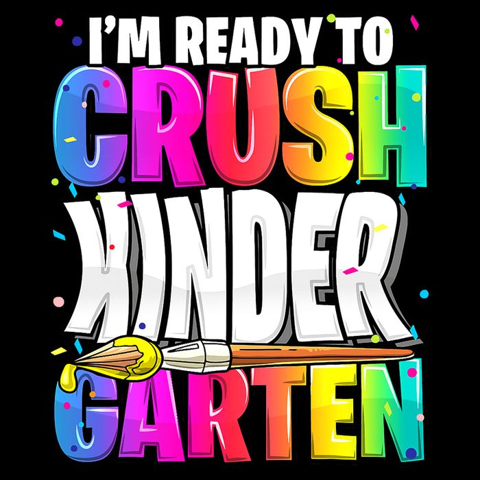 Funny I'm Ready To Crush Kindergarten Back To School Womens Tank Top