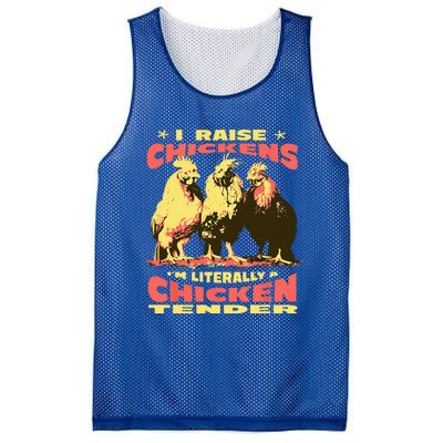 Funny I Raise Chickens Im Literally A Chicken Tender Mesh Reversible Basketball Jersey Tank