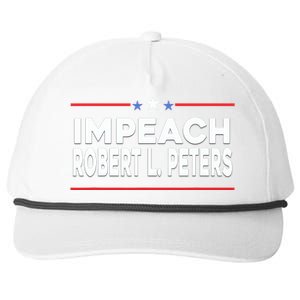 Funny Impeach Robert L Peters Anti Joe Biden Snapback Five-Panel Rope Hat