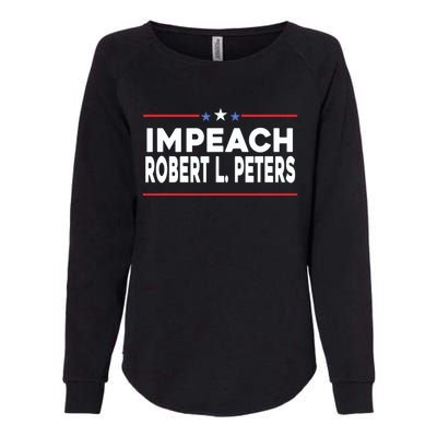 Funny Impeach Robert L Peters Anti Joe Biden Womens California Wash Sweatshirt