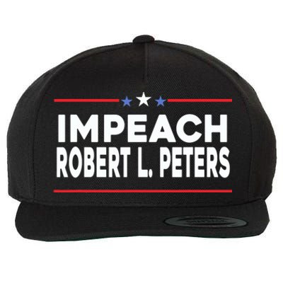 Funny Impeach Robert L Peters Anti Joe Biden Wool Snapback Cap