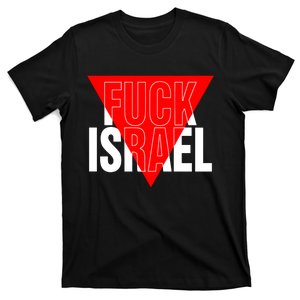 Fuck Israel Red Triangle T-Shirt