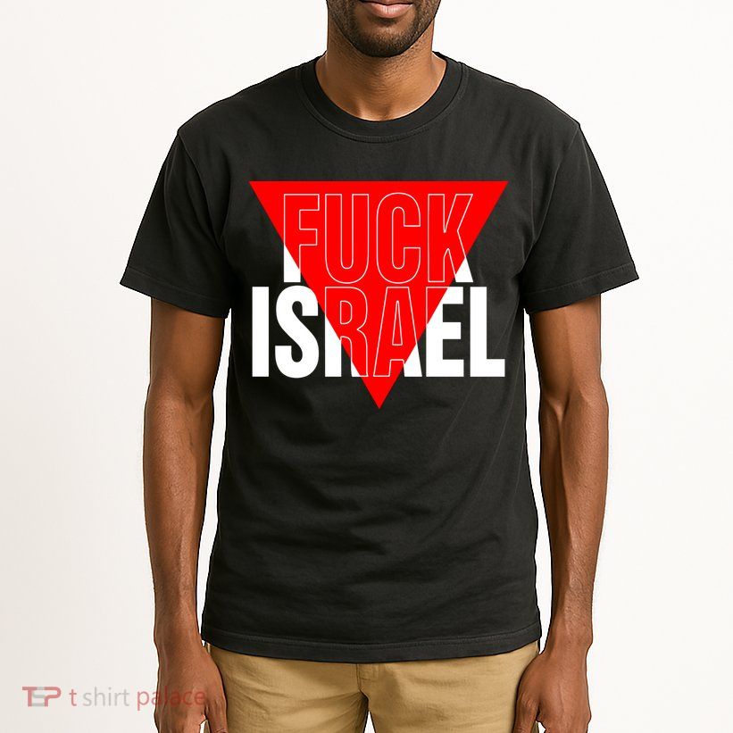 Fuck Israel Red Triangle Tall T-Shirt
