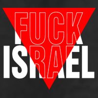 Fuck Israel Red Triangle Adult Drive Performance Visor