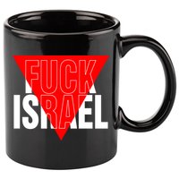 Fuck Israel Red Triangle 11oz C Handle Ceramic Mug