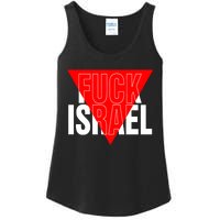 Fuck Israel Red Triangle Ladies Essential Tank