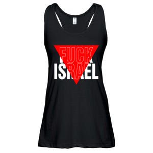 Fuck Israel Red Triangle Ladies Essential Flowy Tank