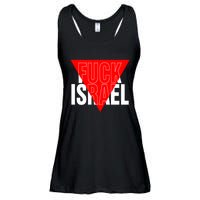 Fuck Israel Red Triangle Ladies Essential Flowy Tank