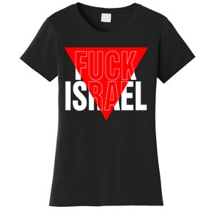 Fuck Israel Red Triangle Women's T-Shirt