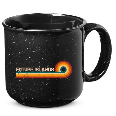 Future Islands Retro Stripes Musician Vintage 15oz Campfire Ceramic Mug