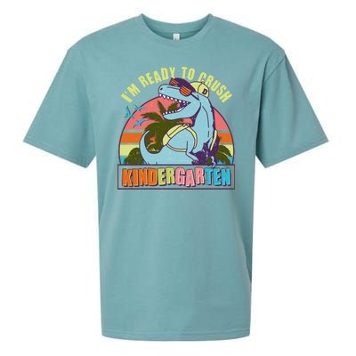 Funny I'm Ready To Crush Kindergarten Retro Dinosaur Sueded Cloud Jersey T-Shirt