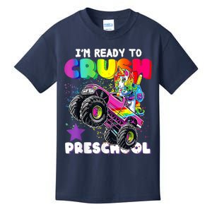 Funny Im Ready To Crush Preschool Unicorn Back To School Kids T-Shirt