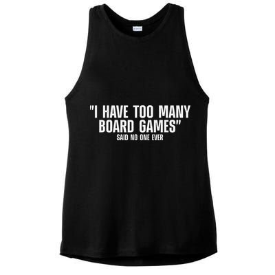 Funny I Read The Rules So You Don't Have to Board Game Gift Ladies PosiCharge Tri-Blend Wicking Tank