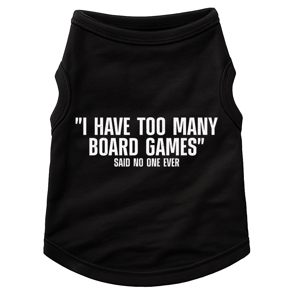 Funny I Read The Rules So You Don't Have to Board Game Gift Doggie Tank