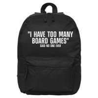 Funny I Read The Rules So You Don't Have to Board Game Gift 16 in Basic Backpack
