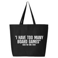 Funny I Read The Rules So You Don't Have to Board Game Gift 25L Jumbo Tote