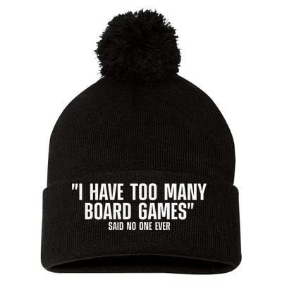Funny I Read The Rules So You Don't Have to Board Game Gift Pom Pom 12in Knit Beanie