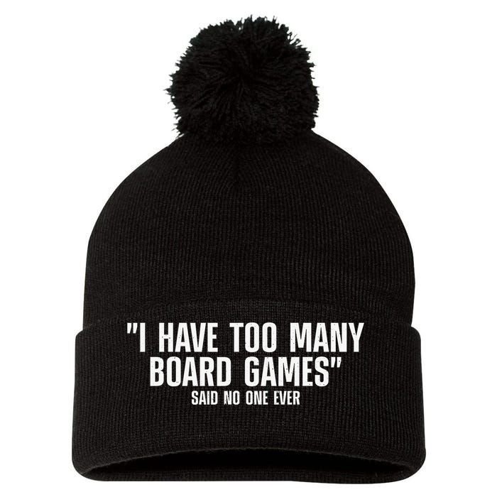 Funny I Read The Rules So You Don't Have to Board Game Gift Pom Pom 12in Knit Beanie