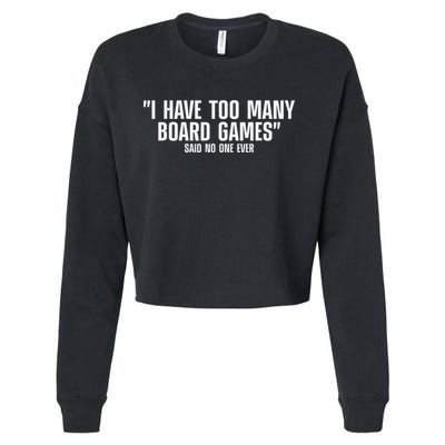 Funny I Read The Rules So You Don't Have to Board Game Gift Cropped Pullover Crew