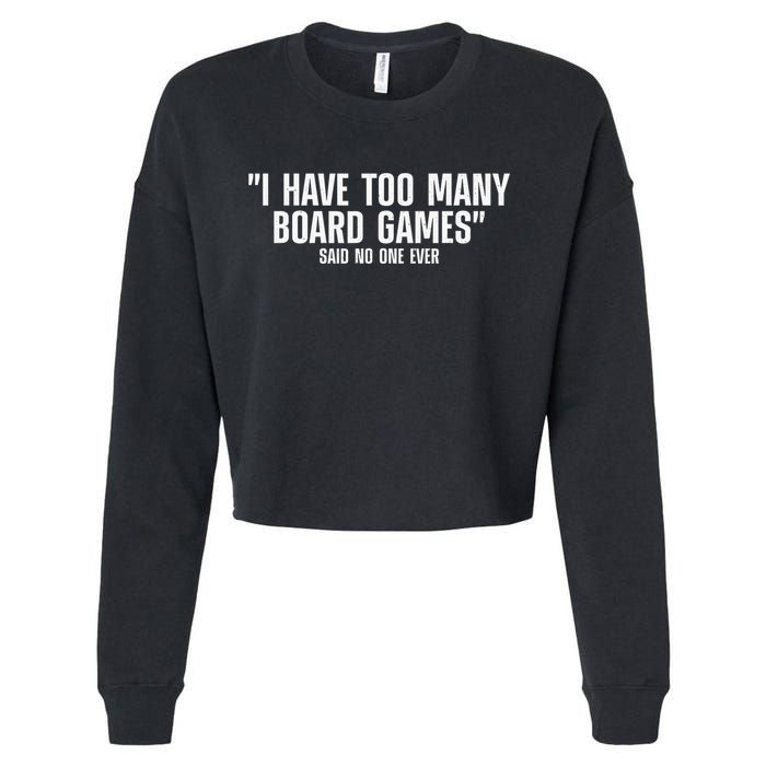 Funny I Read The Rules So You Don't Have to Board Game Gift Cropped Pullover Crew