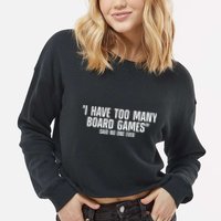 Funny I Read The Rules So You Don't Have to Board Game Gift Cropped Pullover Crew