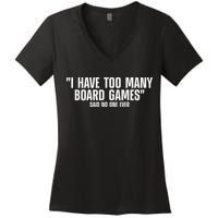 Funny I Read The Rules So You Don't Have to Board Game Gift Women's V-Neck T-Shirt