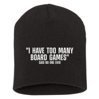 Funny I Read The Rules So You Don't Have to Board Game Gift Short Acrylic Beanie