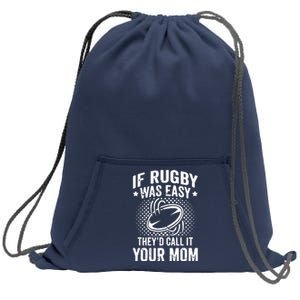 Funny If Rugby Was Easy Rugby Player Sweatshirt Cinch Pack Bag