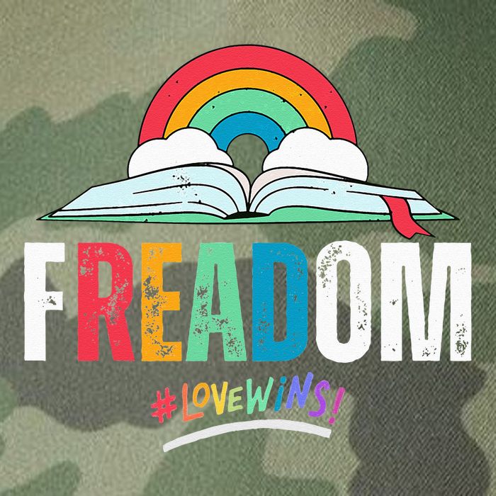 FREADom I Read Banned Books LGBTQ Reader Pride Librarian Legacy Tie Dye Trucker Hat