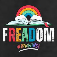 FREADom I Read Banned Books LGBTQ Reader Pride Librarian Cool Comfort Performance Bucket Hat