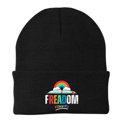 FREADom I Read Banned Books LGBTQ Reader Pride Librarian Beanie