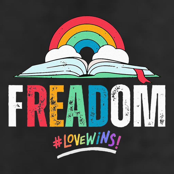 FREADom I Read Banned Books LGBTQ Reader Pride Librarian Trucker Hat