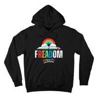 FREADom I Read Banned Books LGBTQ Reader Pride Librarian Tall Hoodie