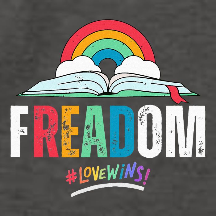 FREADom I Read Banned Books LGBTQ Reader Pride Librarian Vector Backpack