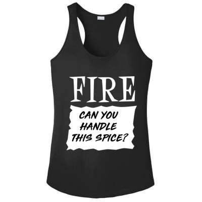Fire Can you Handle This Spice? Ladies PosiCharge Competitor Racerback Tank